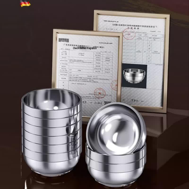 Venus 304 Stainless Steel Double-Layer Insulated Bowl