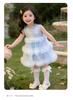 Girls' dress summer dress 2026 new stylish birthday dress princess children's mesh cake dress