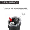 Seiko Sangyo (EXEA) Car Supplies Trash Can (EXEA) Soft Dust Bottle ED-64 Black