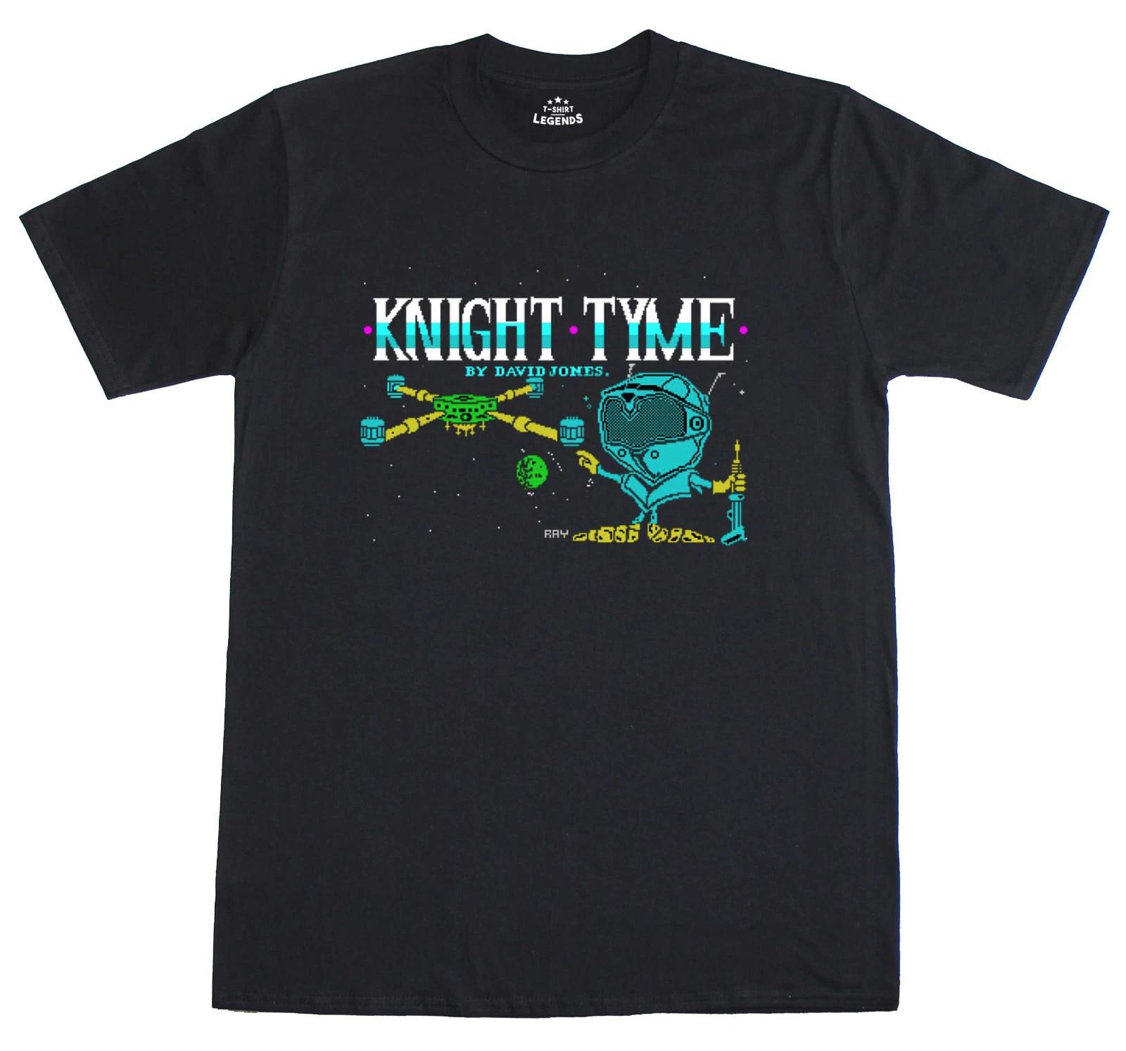 Knight Tyme Loading Screen 8 Bit Spectrum 48k Magic knight Retro T-Shirt S