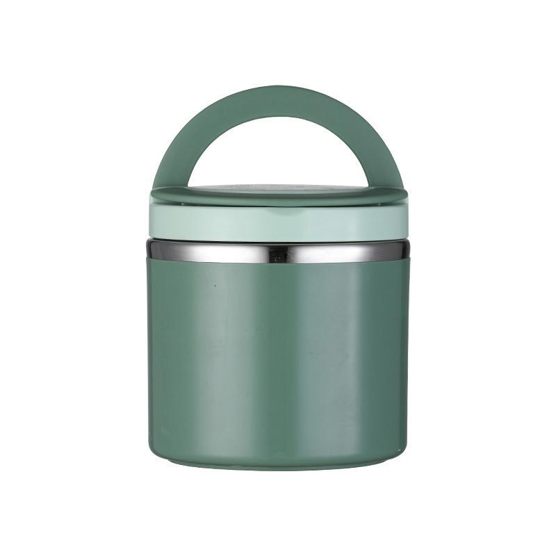 Leakproof Sealed Bucket Student Lunch Box Multi-layer Round Bento Box Portable Thermos Stainless Steel Insulated Lunch Boxes New