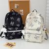 Schoolbag1011 New Butterfly Print Large Capacity Fashion Backpack Men and Women Backpack Casual Versatile Campus Student Backpack