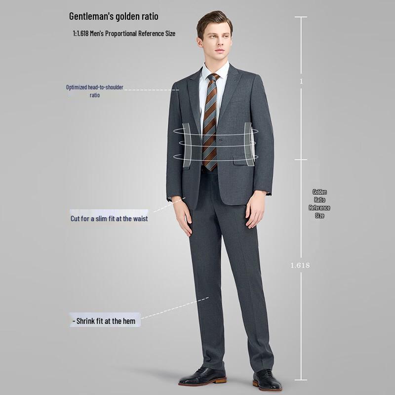 Hodo Men's Formal Business Suit