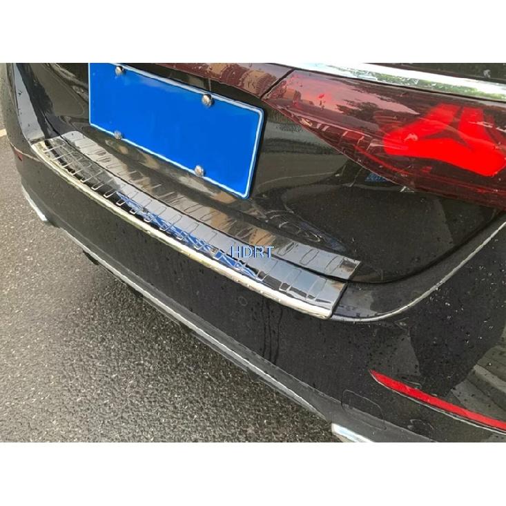 Car Styling  Decorative Rear Trunk Guard Tail Door Plate Bumper Cover Protector Sticker For Mercedes-Benz E Class W214 2024 +