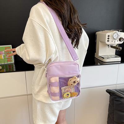 Women's Messenger Bag Student Transparent Shoulder Mobile Phone Bag