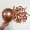 107Pcs Black Rose Gold Balloons Garland Arch Kit Wedding Decor Metal Rose Gold Chrome Balloons Birthday Party Decorations Globos