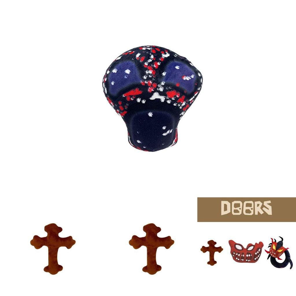 Yeni Tasarım Roblox El Goblino Kırmızı Canavar Peluş Oyuncak Küpeli 28cm Yükseklik