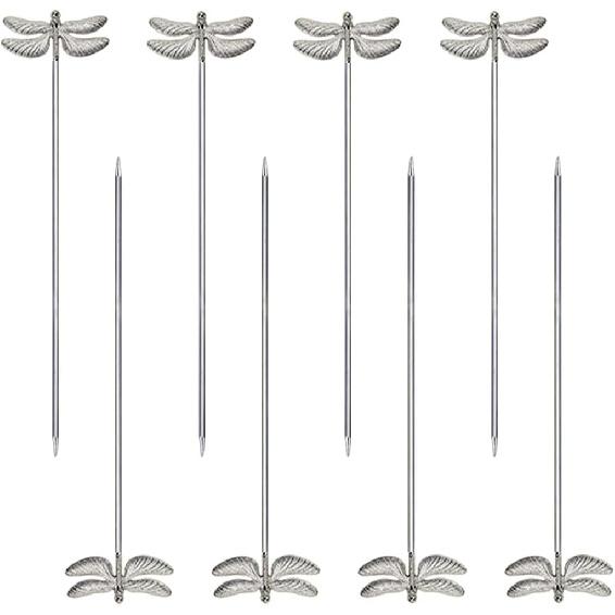 Horse Cocktail Reble Picks Martini Toothpicks Metal Toothpicks Fancy Toothpicks for Appetizers 8 Pieces