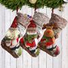 Large New Year Plush Candy Gift Bag Christmas Ornaments Christmas Stockings Xmas Tree Hanging Decor