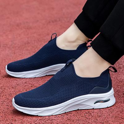 Summer Large Size Single Mesh Breathable One-pedal Lazy Shoes Men's Casual Ultra-light Foot Cover Mesh Loafers