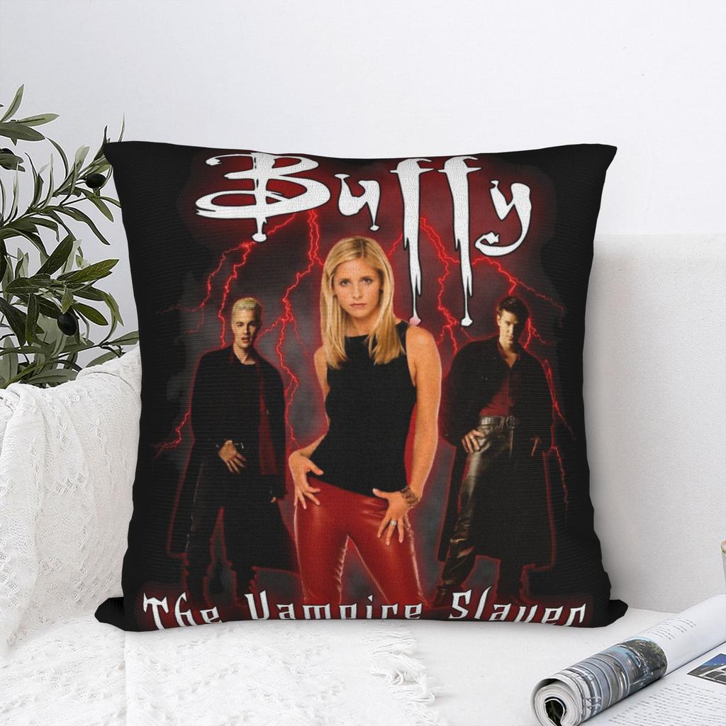 Decorative Pillowcases Buffy the Vampires Slayers Merch Home Horror Movie Pillow Case Cover Square Multi-Size
