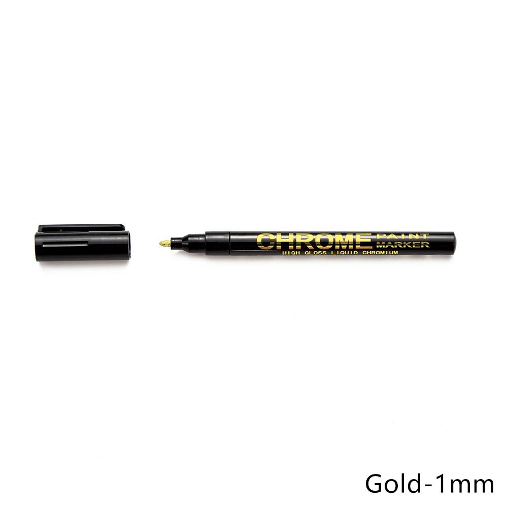 0.7/1/3mm Electroplating Chrome Mirror Marker Silver Liquid Hand-repair Chrome-plated Metal Waterproof Pen Craftwork Paint Pen