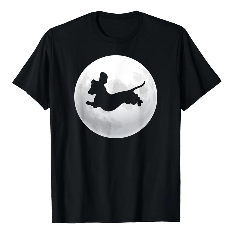 Camiseta De Regalo Con Silueta De Perro Salchicha Retro Con S