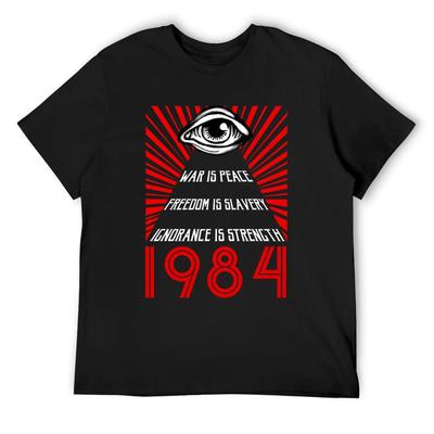 Tricou Clasic Orwell 1984 tricouri tricouri grafice tricou cu mânecă scurtă tricou personalizat modă coreeană tricouri înalte pentru bărbați