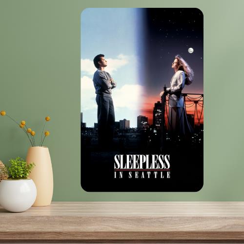 Sleepless in Seattle Classic Movie Metal Poster Sign 20x30cm(7.8x11.8inch)
