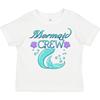 Inktastic Mermaid Crew Toddler T-Shirt Mermaids Team Fun Tail Scales Water Swim
