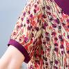 PaSiTe Women's Summer Printed Polo T-shirt