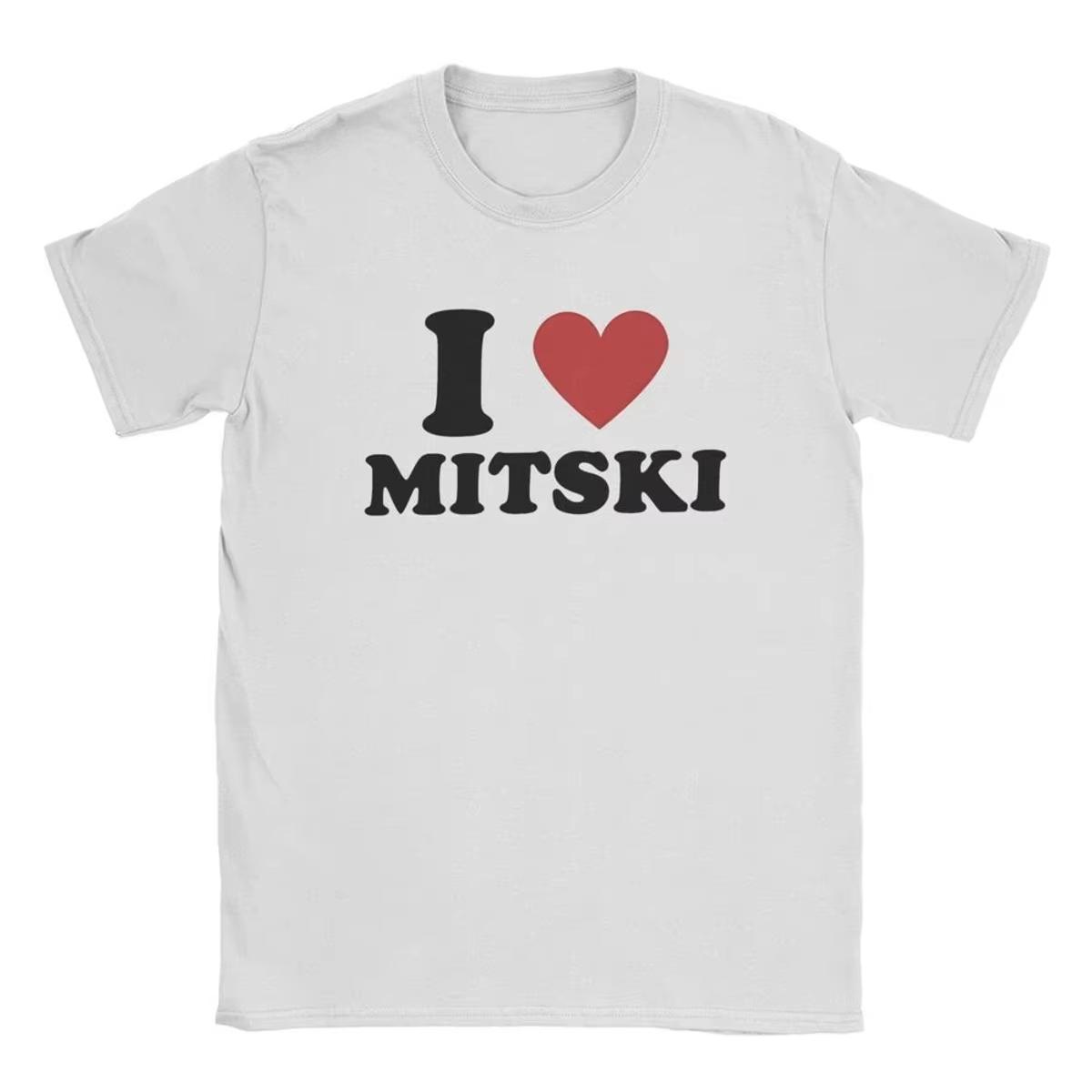 

Музична футболка Mitski Романтична Футболка Альбом Шик Хараджуку Бавовняний Одяг Чудова Футболка з Коротким Рукавом та Круглим Вирізом Літні Футболки Вільна XXL