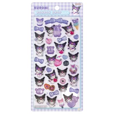 Schreibwaren Sanrio Charakter Bonbon Drop S8812160 Sun-Star Aufkleber, Aufkleber, Kuromi,