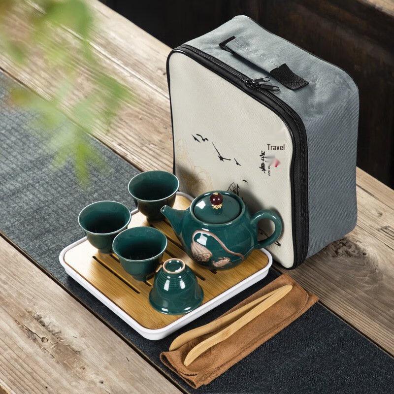 Ceramic Travel Kung Fu Tea Set