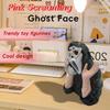 Halloween Scream Meisje Mobiele Telefoonhouder, Eng Grappige Bureau Decoratie, Creepy Horror Figuurtje Cadeau voor Halloween Feest Decoratie