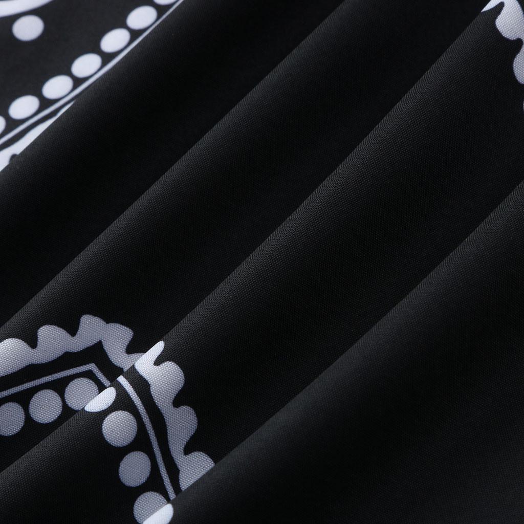 Women Vintage Casual Summer Floral Print V-Neck Short Sleeve Dress  Dress