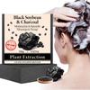 Black Soybean & Charcoal Shampoo Soap-Cleanse and Moisturize Dry, Brittle Hair-Strengthen Hair With Black & Charcoal, 100g