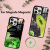 A-alien Cat Phone Case For iPhone17,16,15,14,13,12,11 Plus,Pro Magnetic with Magsafe Wireless Charging