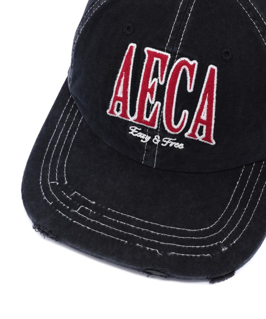 AECA Aeca Easy & Free Vintage Ball Cap-Black