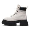 Timberland Sky 6 Zoll Schnür-Wasserdichte Kurze Outdoor-Stiefel Damenstiefel Weiß Schwarz A5RSV143