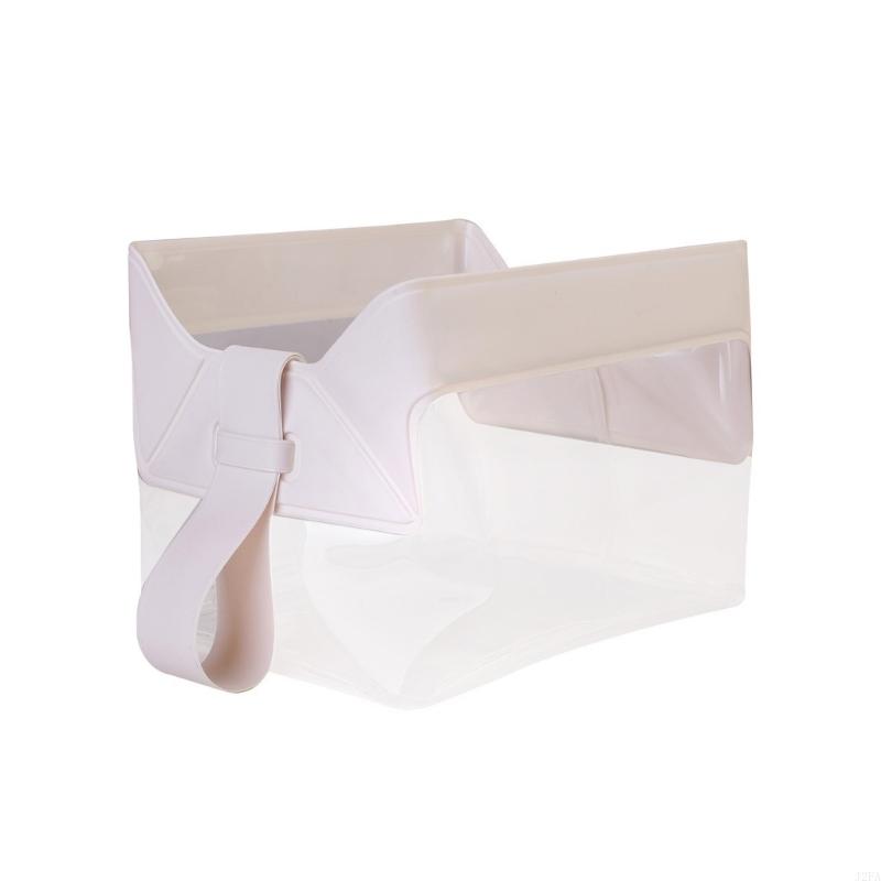 Lightweight Portable Transparent Cosmetic Case For Convenient Storage