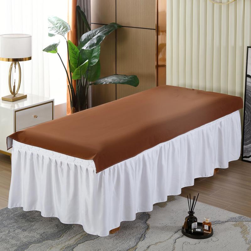 Waterproof Oilproof Beauty Bed Sheet with Hole - Oil-Resistant, Anti-Dirty, Skin-Friendly for Salons and Massage.