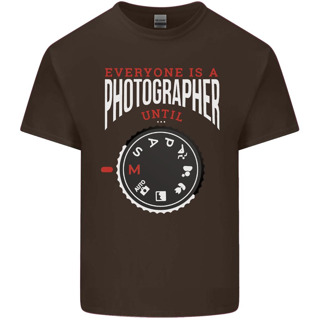 Everyones a Photographer Until Photography Unisexs Light Cotton TShirt