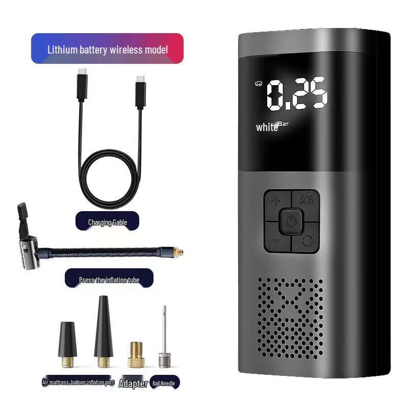 Portable Wireless Car Tire Inflator Pump