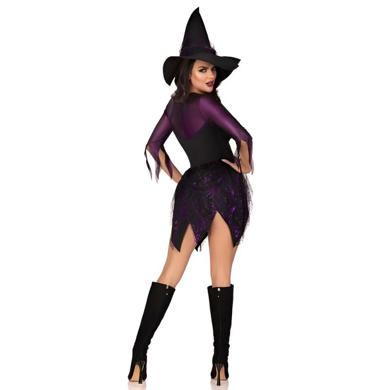 Halloween Witch Costume Sexy Cosplay Set Party Stage Performance Womens Game Roleplay Outfit