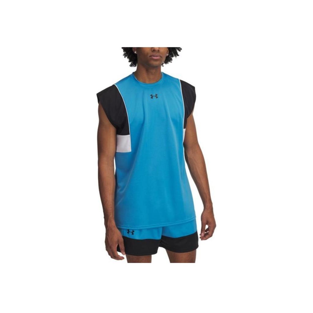 Under Armour Zone Pro Breathable Basketball Fashion Vest Men Vests Ether-Blue 1390117-452