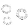3 Pcs Cock Ring Sex Toys For Men Delay Ejaculation Lasting Durable Silicone Penis Rings Enlarge Enhance Erection Adult Supplies