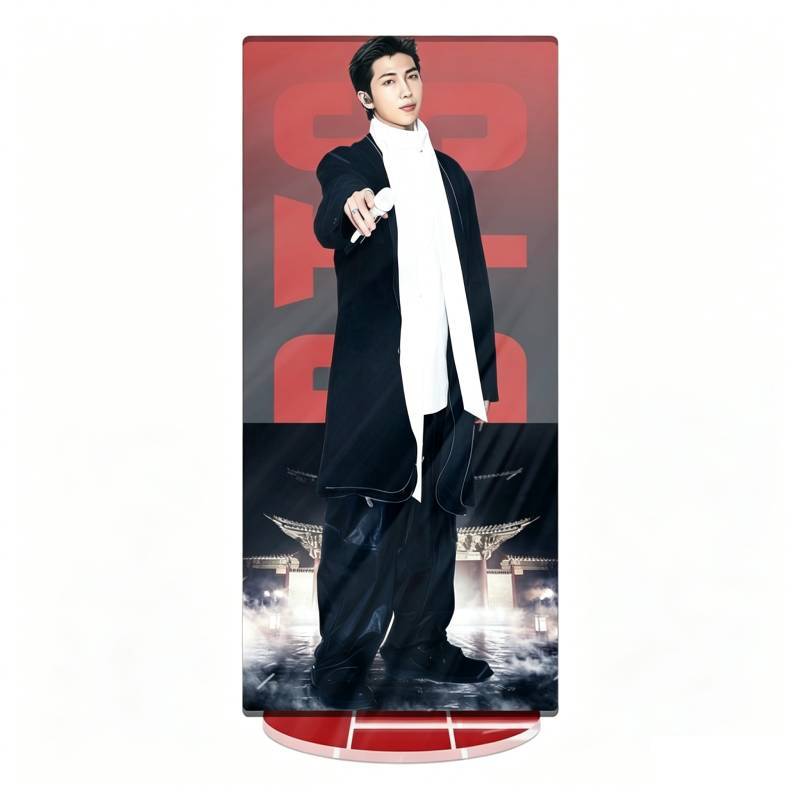 Bts World Tour Acrylic Display With Cnc Cut Seamless Printing For Gift And Decor