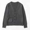 Original JK Basic Solid Color Long Sleeve Cardigan Sweater - Japanese Uniform Style, Versatile Loose Fit Knitted Top.