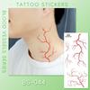 Crack Mark Temporary Tattoo Sticker Realistic Body Art Halloween Blood Vessels Tattoo  Makeup
