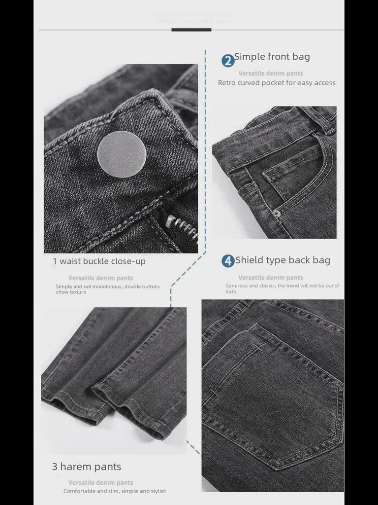 Women's Plush and Thickened Slim Straight-Leg Jeans - 2021 Korean Winter Style