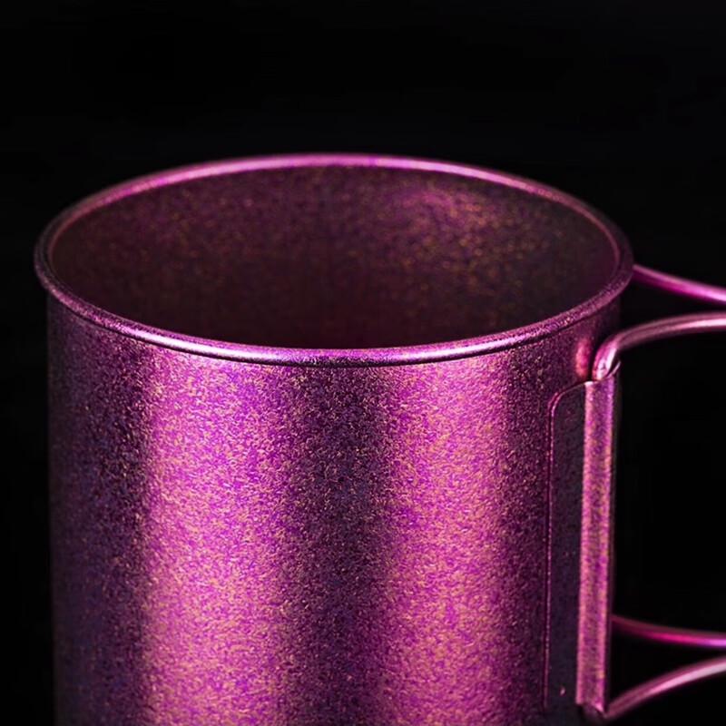 TAIC Pure Titanium Mug with Lid and Handle