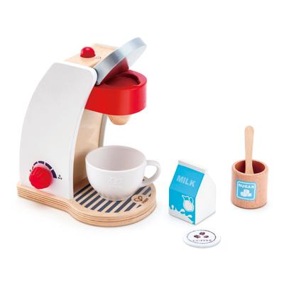 Hape Pretend Coffee Machine X X Cm Ages 3 and Up Wooden Pretend Toy E3146 17.5 19.6 10.6