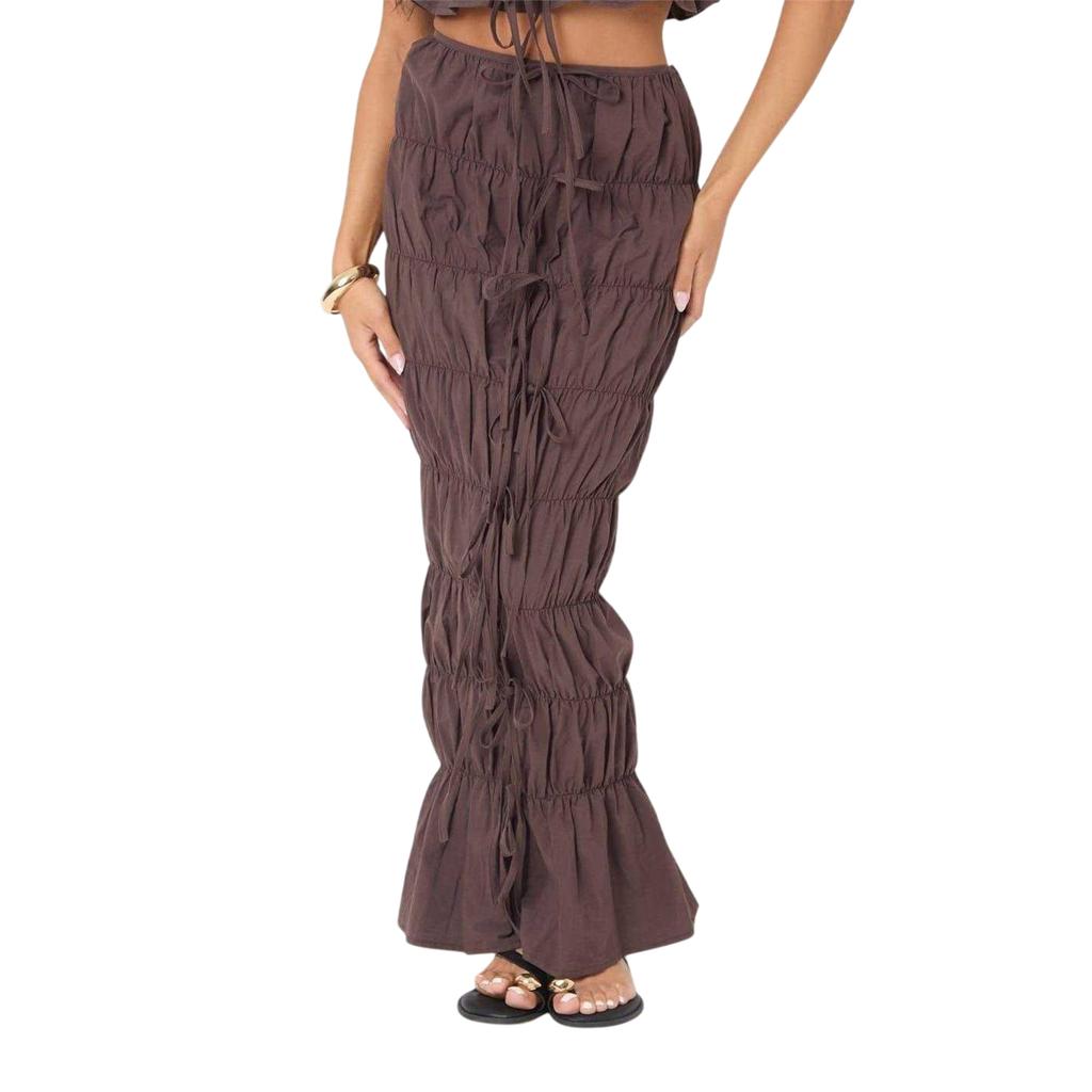 I Saw It First Womens/Ladies Poplin Maxi Skirt