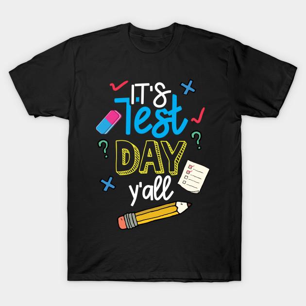 Unisex Fashion TShirt Test Day Print TShirt Plus Size S-5XL T-Shirt 100%Cotton Tops O Neck Short Sleeve Tees