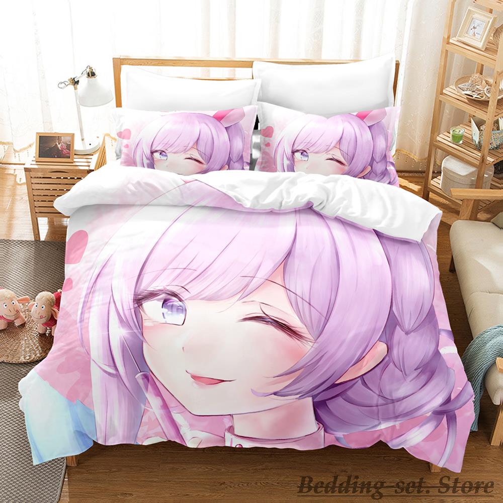 D4DJ All Mix Bedding Set Single Twin Full Queen King Size Bed Set Adult Kid Bedroom Duvetcover Sets Anime Parure De Lit Bed