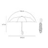 automatic opening and reverse folding umbrella with carabiner 125cm large durable fiberglass 280T UV suitable for both sunny and rainy with storage