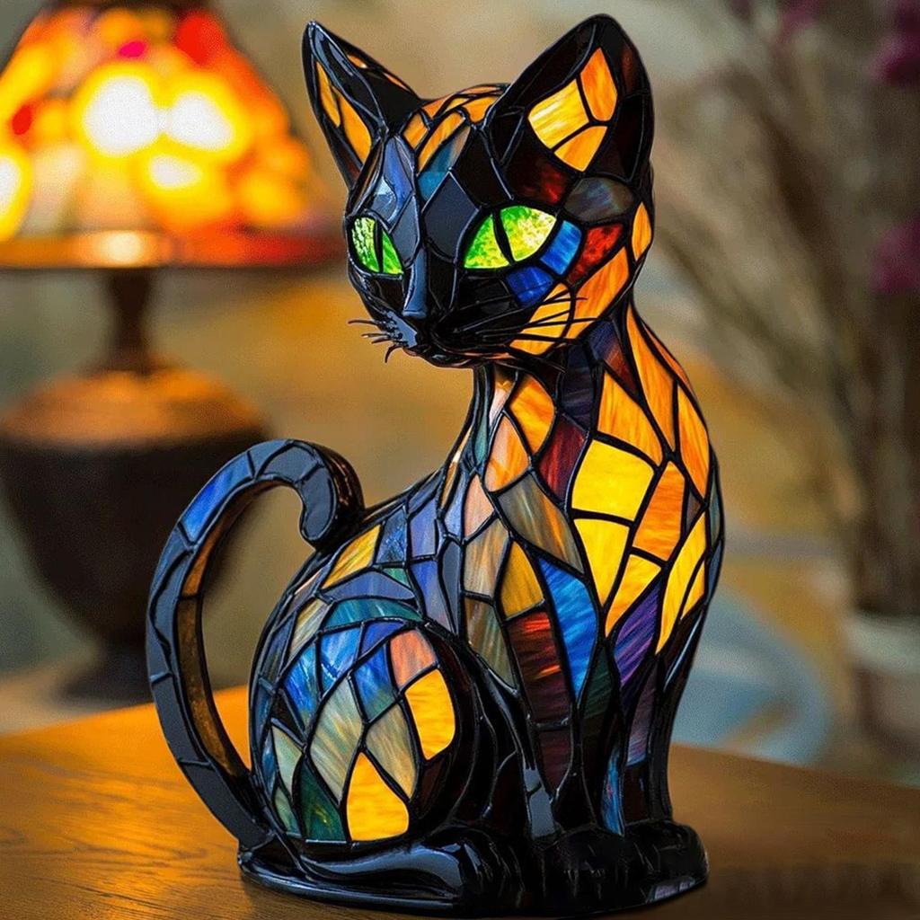 3D Cute Cat Magics Colorful LED Light Ornament Soft And Non-glaring Light Bedroom Study Children's Room Atmosphere Lights