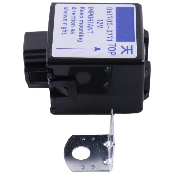 12V Timer Relay 061700-3770 061700-3771 061700-3760 Compatible with Kubota B1550D B1550E B1750D BX1800D BX1850D BX1860 BX1870 F1900 G18 G2160 G23