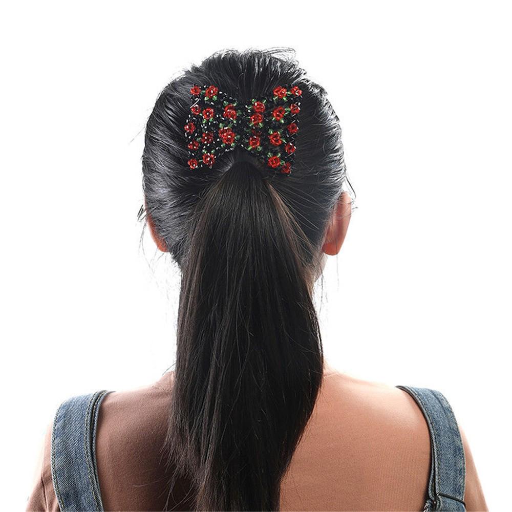 6 pieces beads hair combs